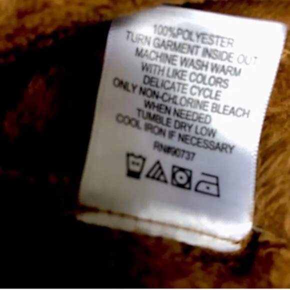 Brown Bear Plush Hooded Robe Large (12-14)  NEW - Picture 7 of 7